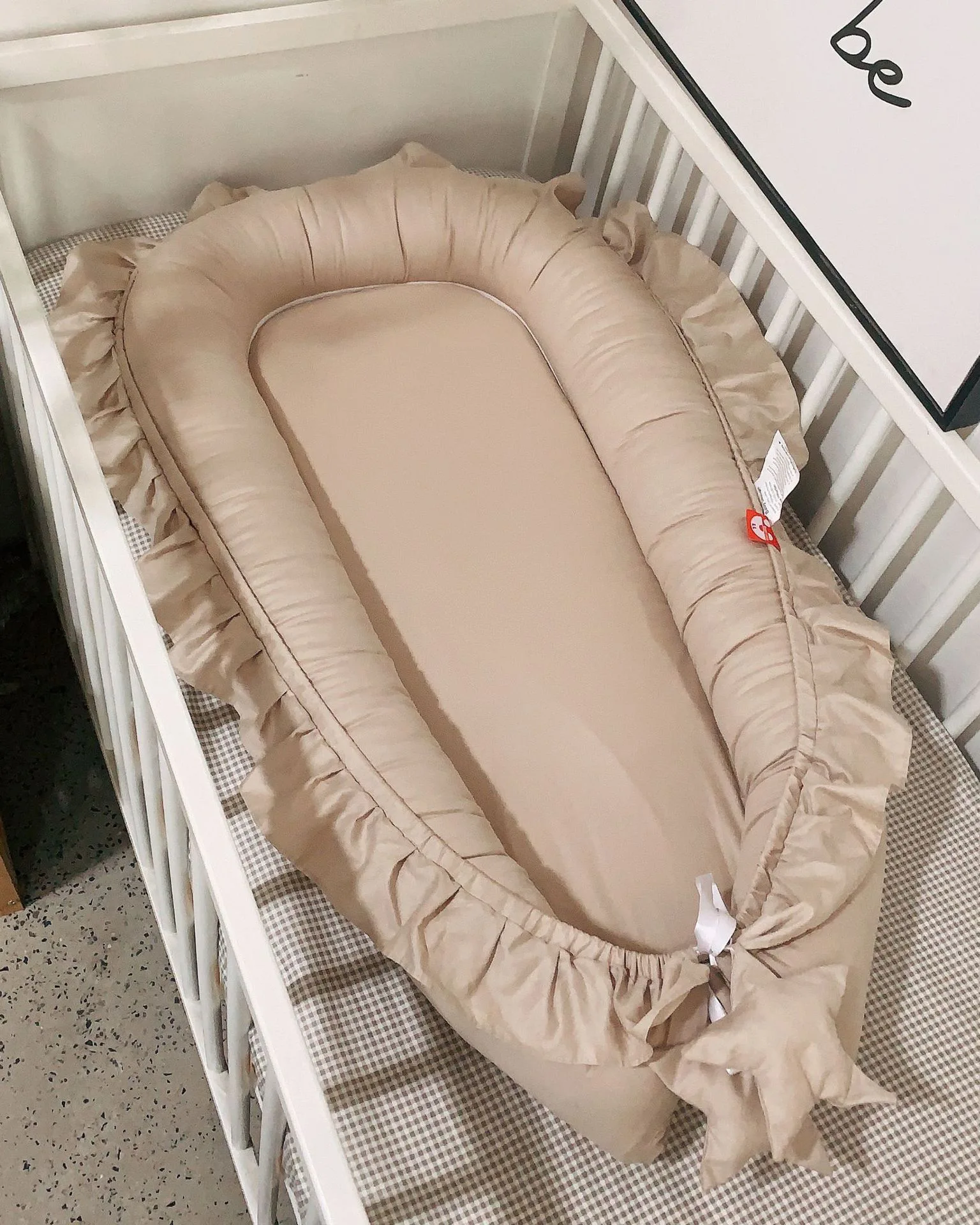 Soft Infant Snuggle Nest For Newborn - Image 4