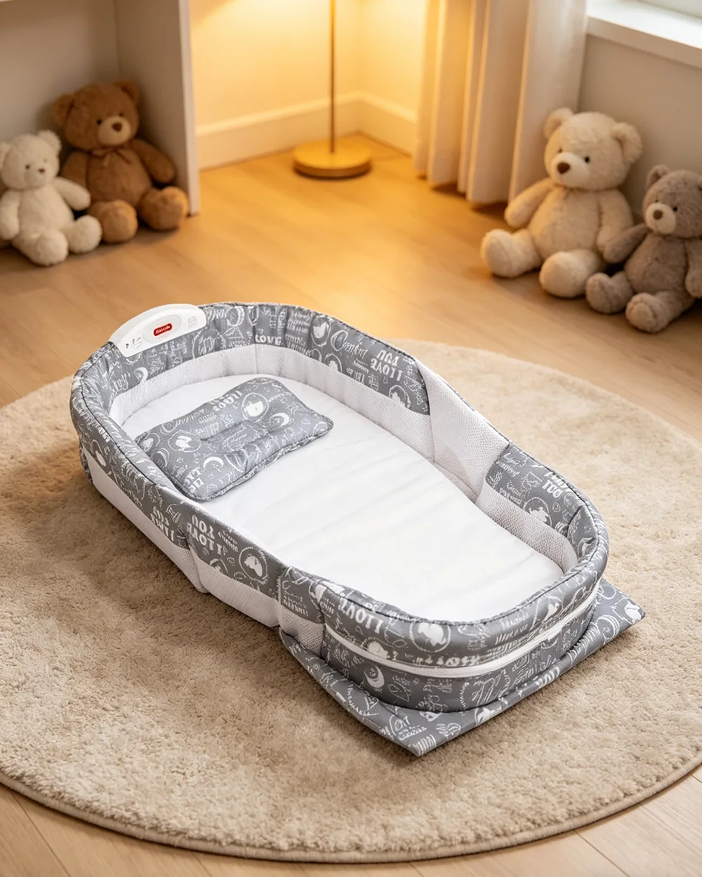 Portable Infant Lounger Sleep Baby Nest Bed