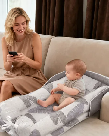 Alternative view of Snuggle Nest For Co Sleeping Foldable Lounger