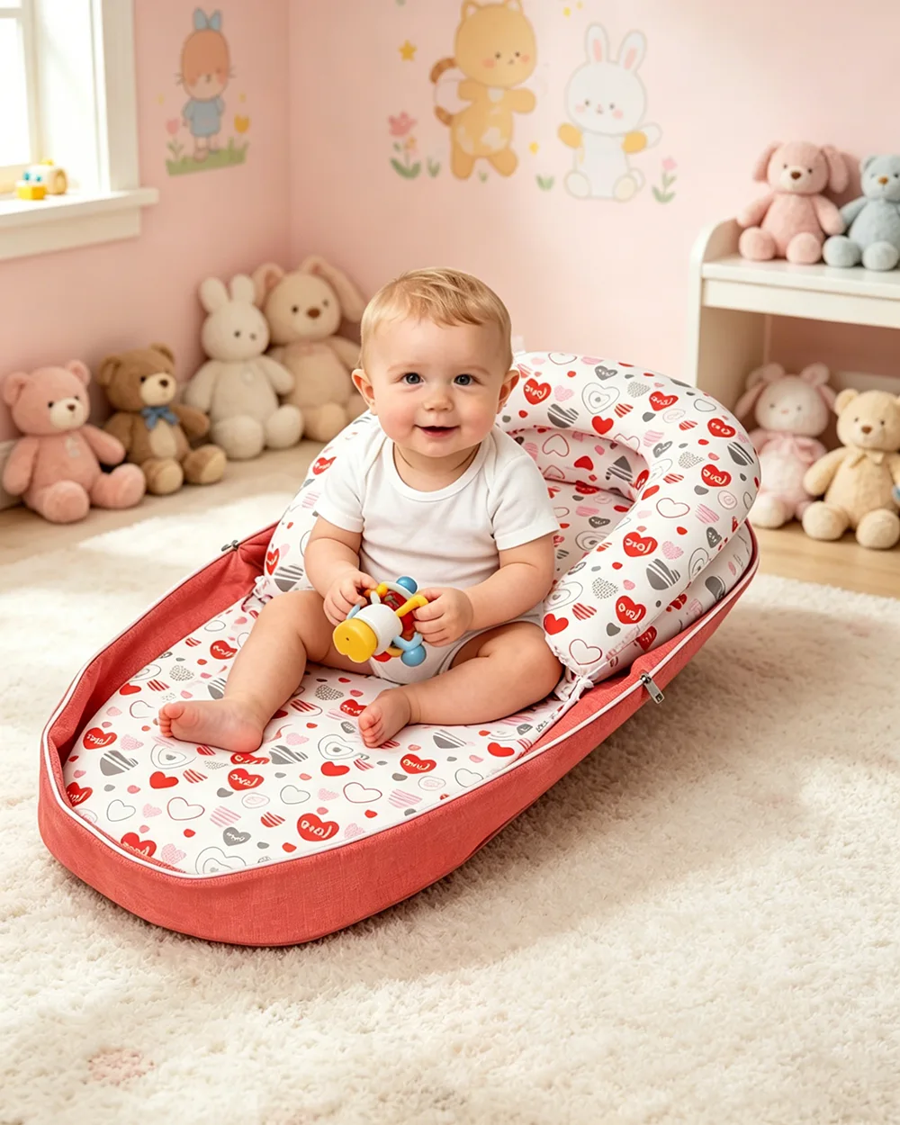 Alternative view of Portable Backpack Co Sleeping Nest For Newborn
