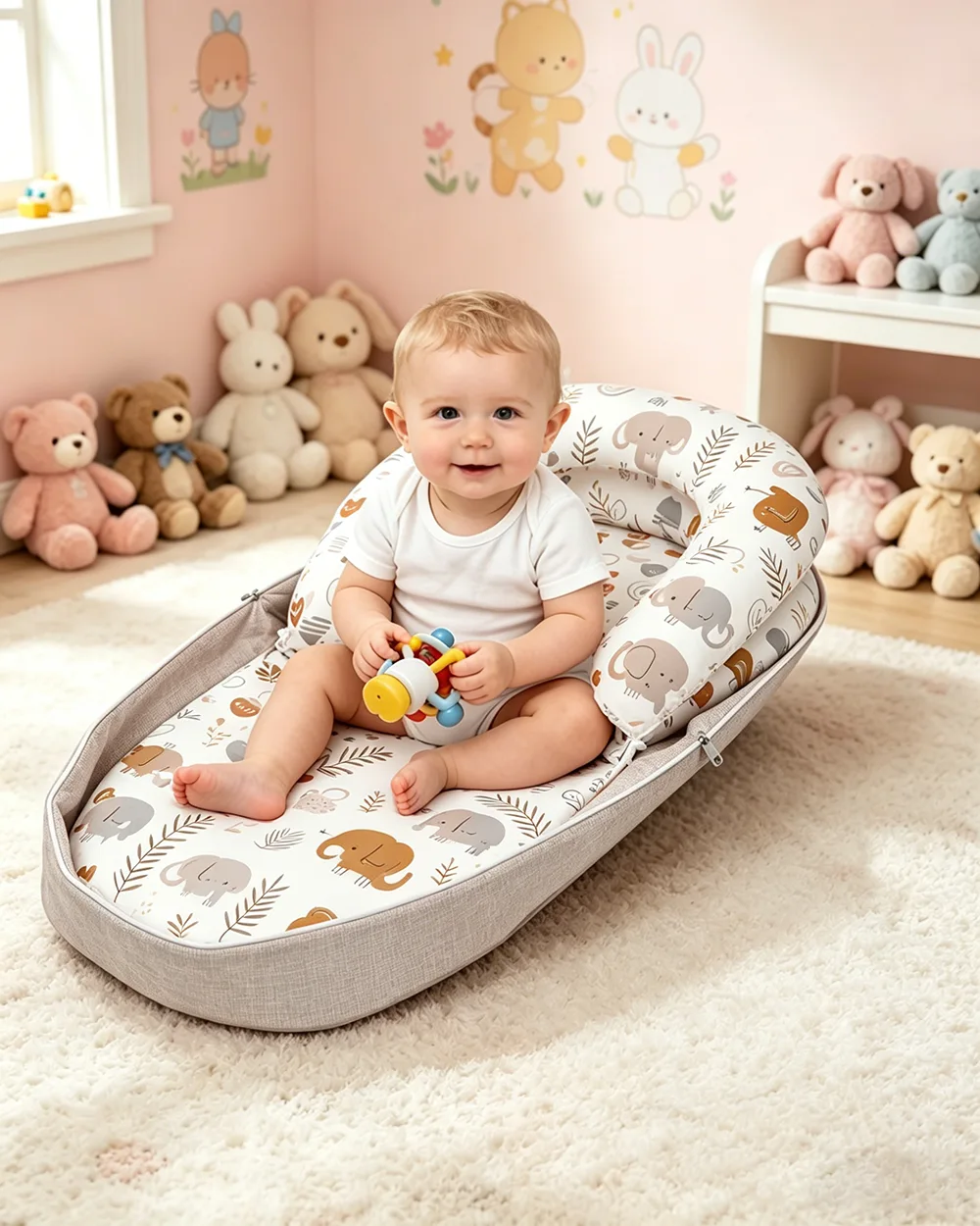 Portable Backpack Co Sleeping Nest For Newborn