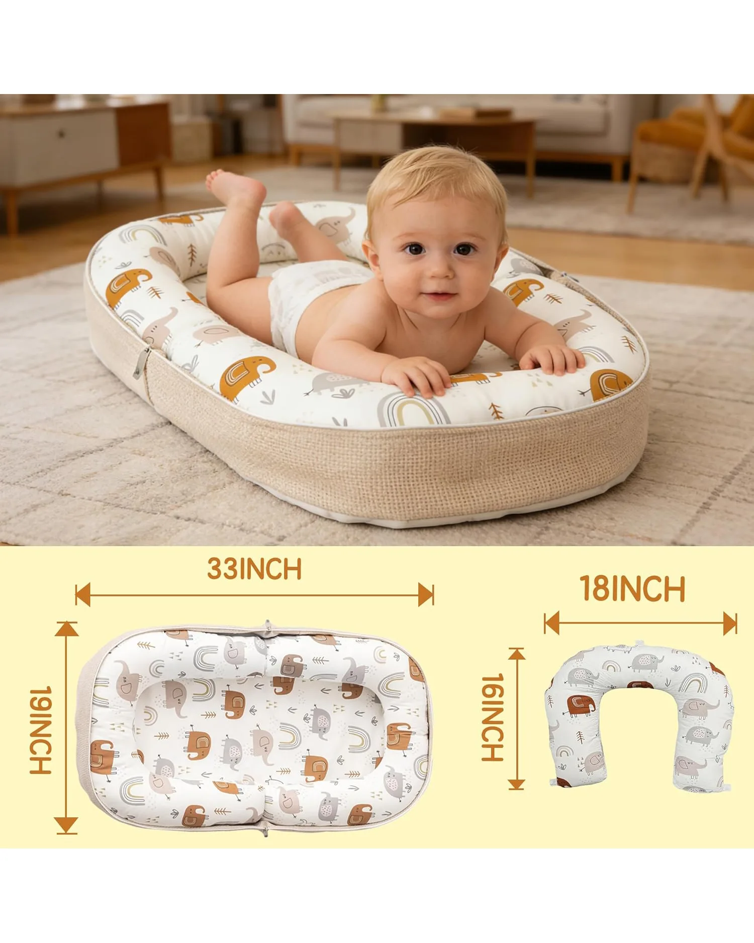 Portable Backpack Co Sleeping Nest For Newborn - Image 8