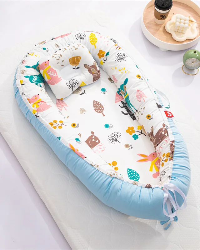 Portable Sleeping Baby Nest Lounger for Newborn