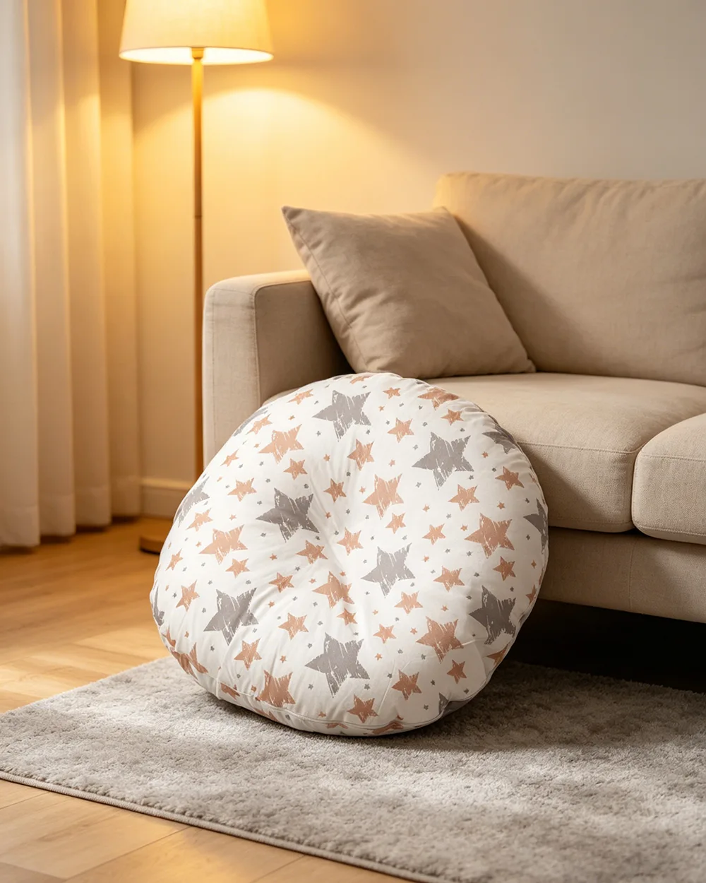 Soft Removable Cover Newborn Lounger Pillow